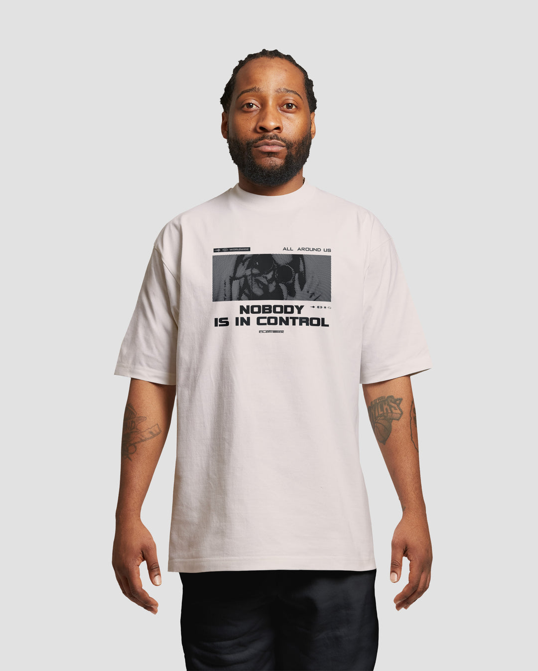 Nobody is in Control Oversized Tee