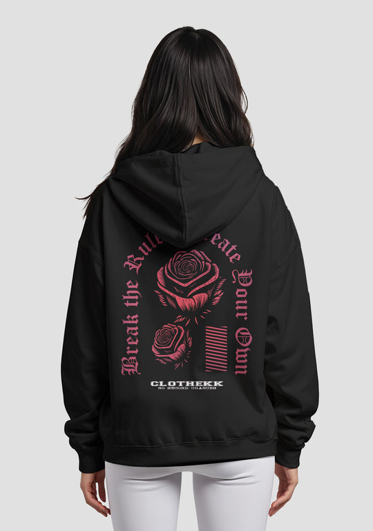 Break The Rules Oversized Zip Hoodie