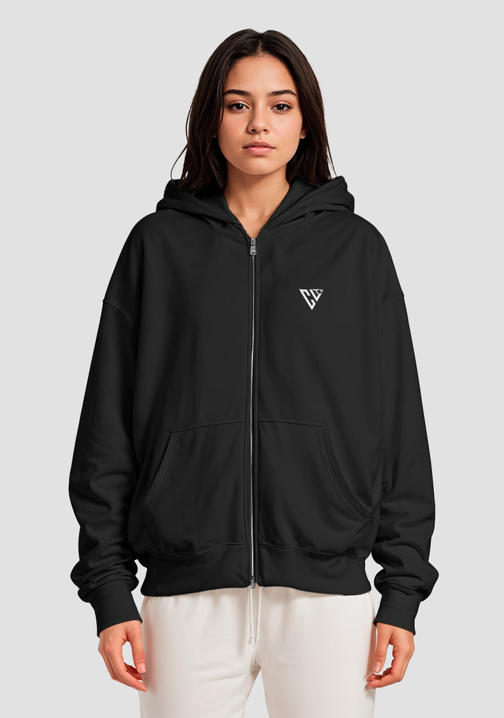 Sunshine Oversized Zip Hoodie