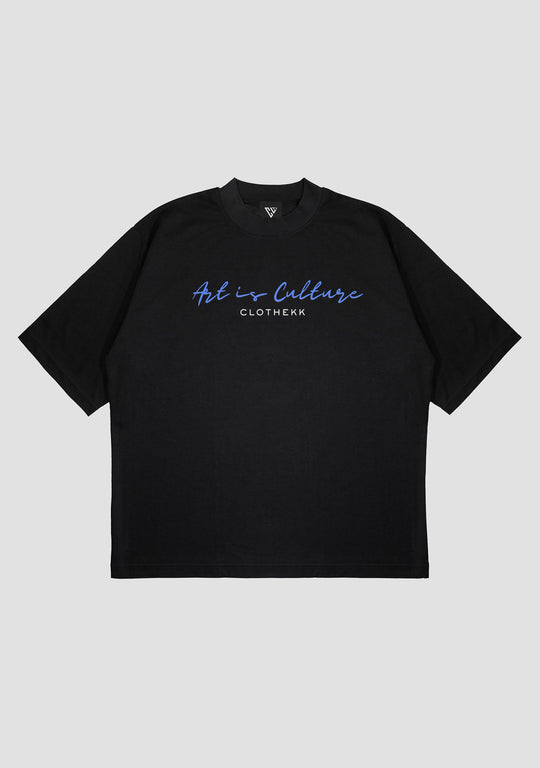 Art is Culture Message Oversized Tee