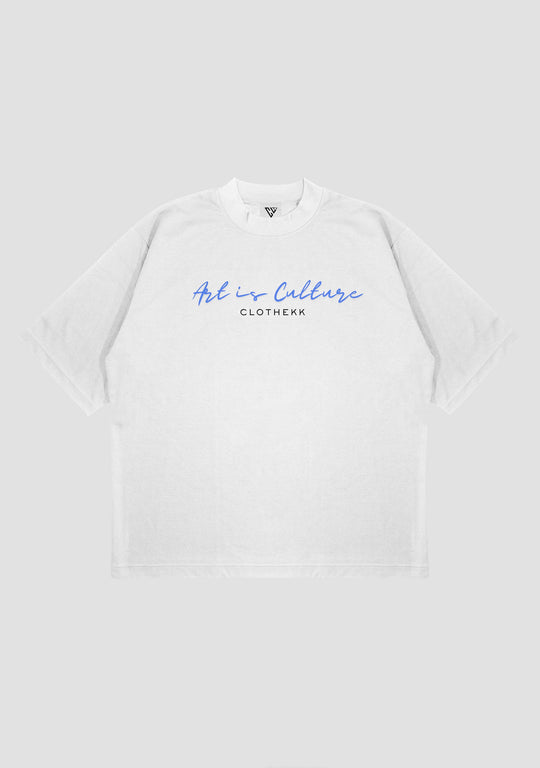 Art is Culture Message Oversized Tee