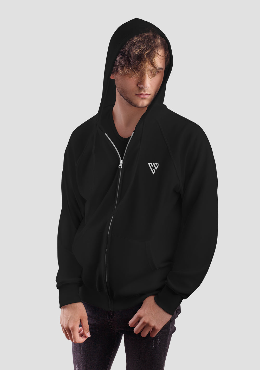 Snake Oversized Zip Hoodie