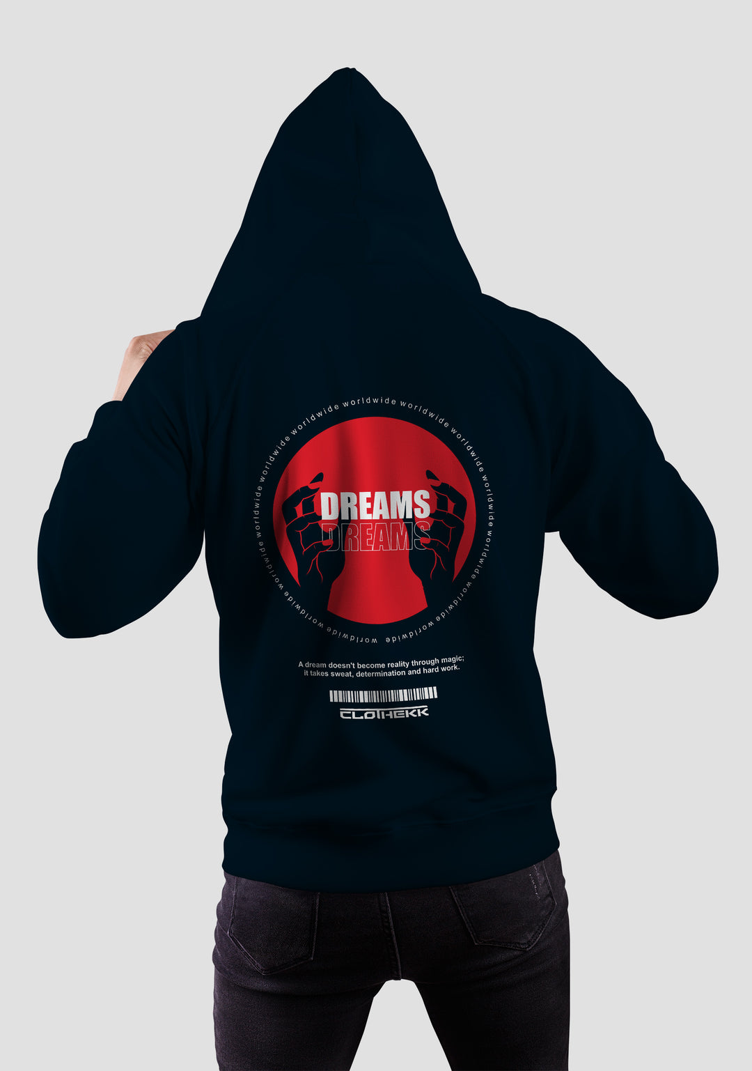 Dreams Oversized Zip Hoodie